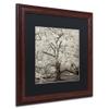 Trademark Fine Art ALI5235-W1616BMF Hampton Magnolia II by Alan Blaustein, Black Matte, Wood Frame 16x16-Inch view 2