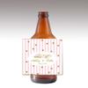 DesignThatSign 12 Pink Stripes and Gold Dots Confetti Wine/Beer Bottle Labels Easy to Use Self Stick Labels view 3