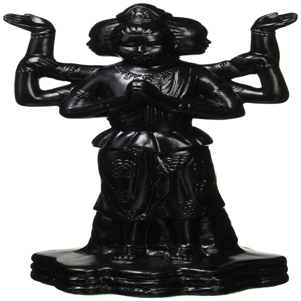 Asura Statue Prayer Beads Bet (Black) Extra Large S14-316