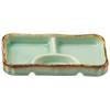 Yamasita Craft 11508500 Vidro Ash Glaze, Rust, Multi-Purpose 3-Piece Dish, 6.6 x 3.5 x 0.9 inches (16.8 x 8.8 x 2.4 cm) view 1