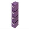 ARPAN Purple 4-Drawer Storage Unit Ideal for Home/Office/Bedrooms (Purple 4-Drawer 18x25x65cm) view 4