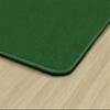 Flagship Carpets Americolors Collection Double Stitched and Serged Edges Carpet for Living Room, Bedroom, Entryway and Playroom Mat, 6' x 6', Solid Clover Green view 3