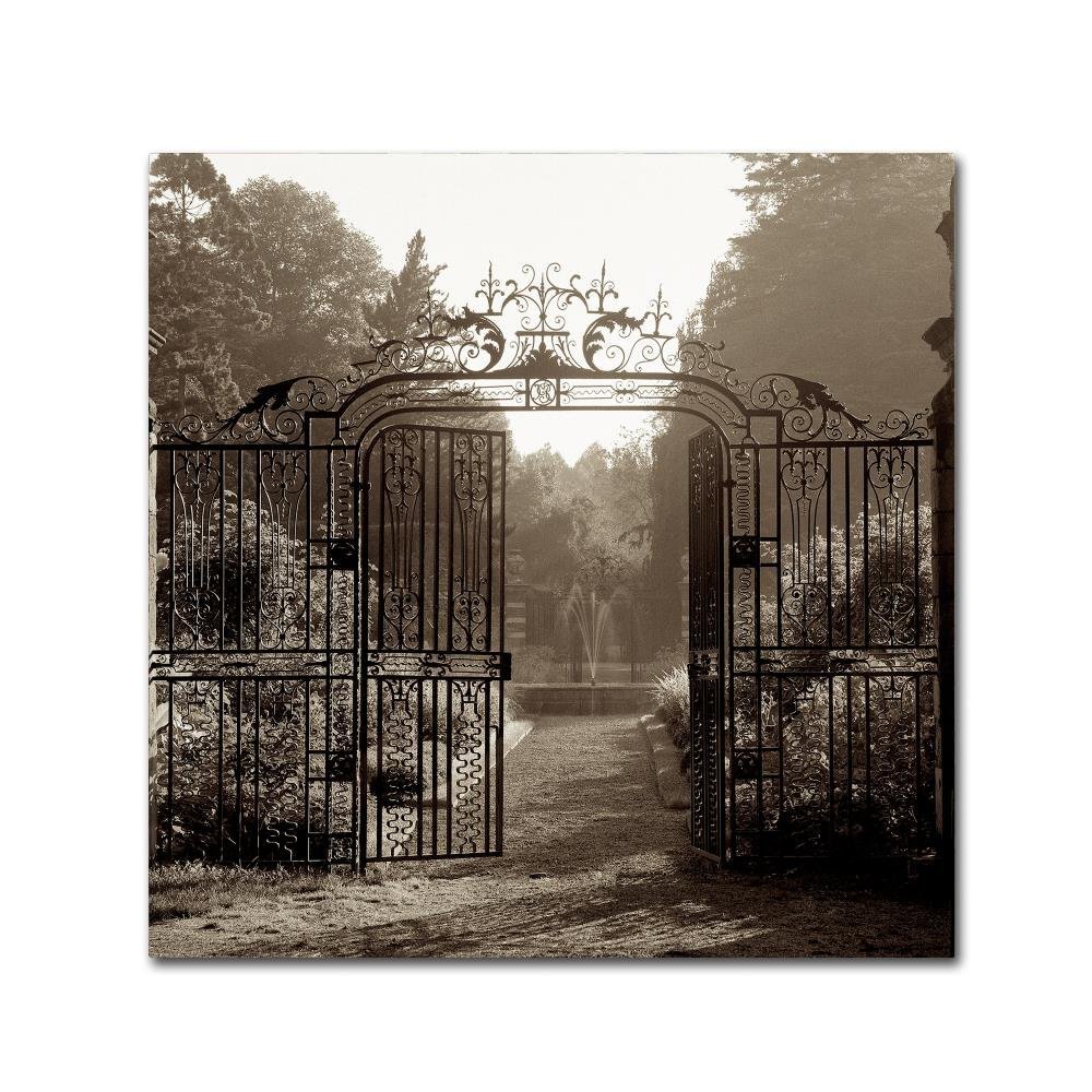 Trademark Fine Art ALI5110-C1818GG Hampton Gates III by Alan Blaustein, 18x18-Inch
