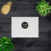 Andaz Press Chocolate Drop Labels Trio, Fits Kisses Party Favors, Happy Halloween Printed Gold Glitter, 216-Pack, Envelope Seals Stickers view 2