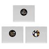 Andaz Press Chocolate Drop Labels Trio, Fits Kisses Party Favors, Happy Halloween Printed Gold Glitter, 216-Pack, Envelope Seals Stickers view 3