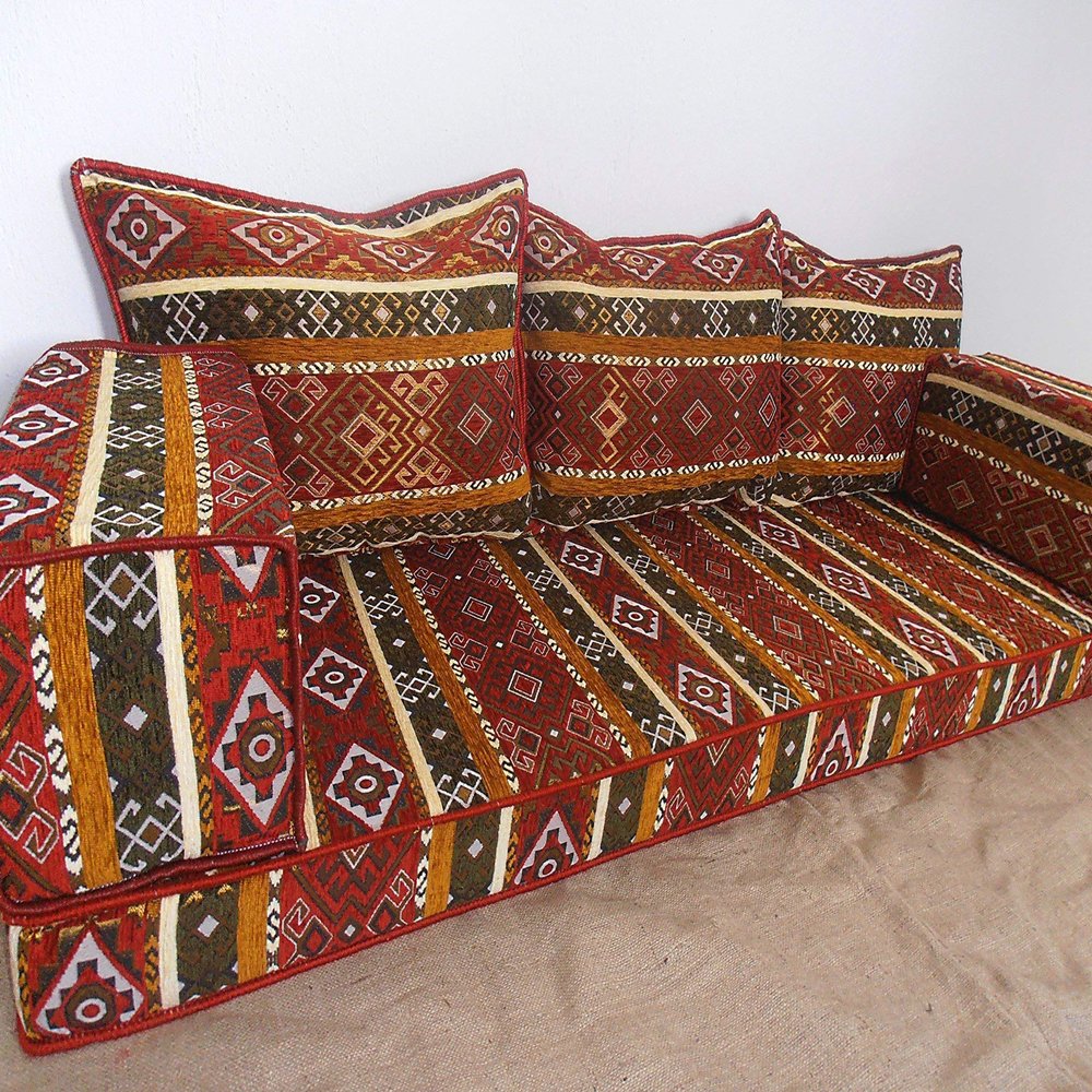 floor seating,floor cushions,arabic seating,arabic cushions,floor sofa,oriental seating,furniture,majlis,jalsa,floor couch,arabic couch - MA 18