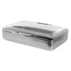 HUBERT Chafer 8 4/5 Qt Modern Style Full Size Stainless Steel - 22 4/5" L x 18 9/10" W x 6 3/10" H view 1