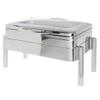 HUBERT Chafer 8 4/5 Qt Modern Style Full Size Stainless Steel - 22 4/5" L x 18 9/10" W x 6 3/10" H view 4