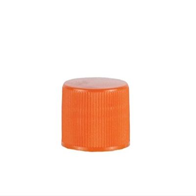 24mm Plastic screw-on caps w/pressure sensitive seals (80 count) (Orange)