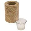Beige Marble Medium Tealight Urn, Keepsake Plus Memorial Candle Urn, 4.5-5.5 Inches High view 3