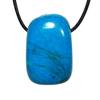 CrystalAge Blue Howlite Drilled Tumble Stone view 3
