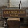 Acadia National Park Wood Sign, America's Favorite Park Name Gift, Custom Destination Sign - Rustic Hand Made Vintage Wooden Sign - 11.25 x 60 Inches view 2
