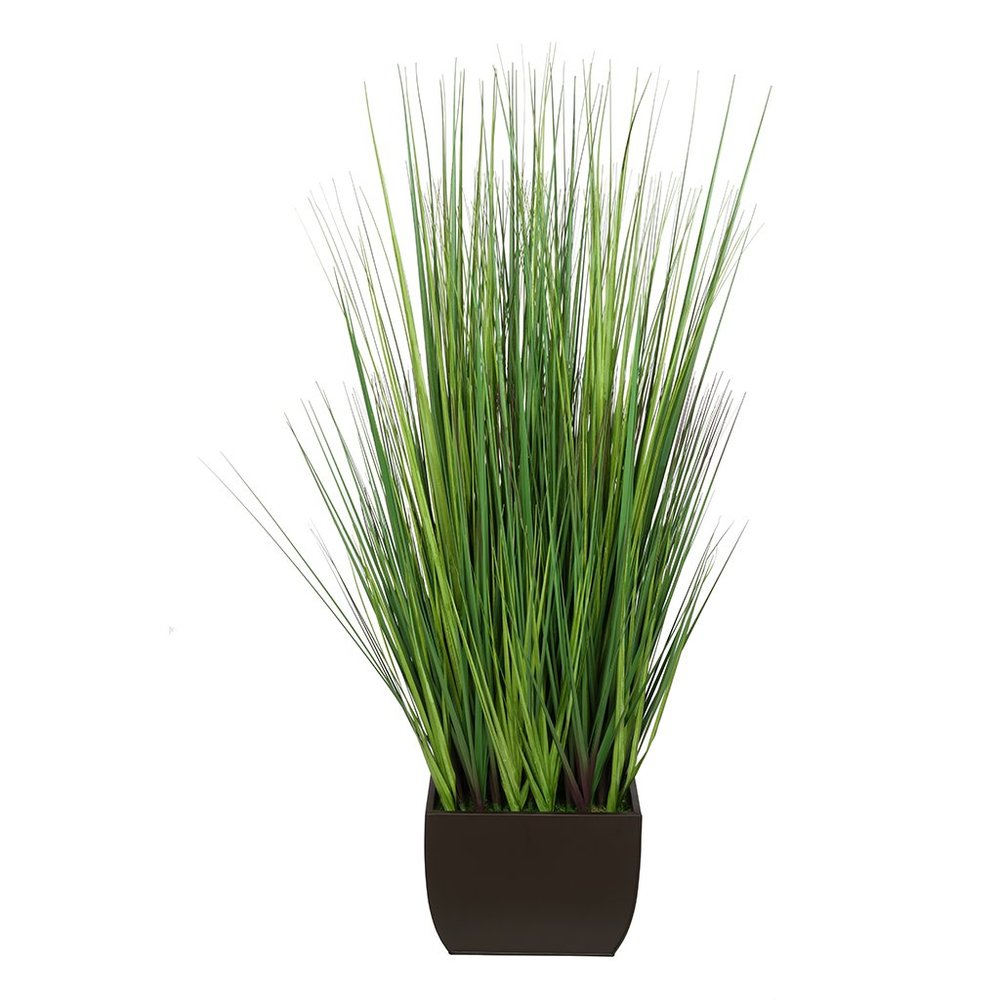 Artificial 50" Grass in X-Large Rectangle Zinc (Matte Brown)