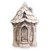 Carruth Studio, Critter Cottage Wall Plaque Garden Statue Figurine, Original Sculpture Handcrafted in Stone, Artisan Made view 1