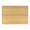 BambooMN Brown Large Natural Bamboo Cutting Board with Juice Groove For Home and Kitchen - 16.85" x 11.75" x 0.5" 3-Ply - 1 Piece view 1