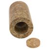 Beige Marble Tealight Urn, Memorial Candle Cremation Urn, 6.5 Inches Tall view 4