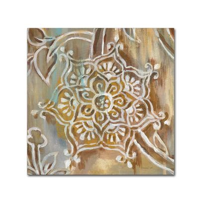 Trademark Fine Art Henna III by Danhui Nai, 18x18-Inch