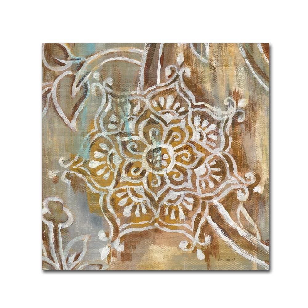 Trademark Fine Art Henna III by Danhui Nai, 18x18-Inch