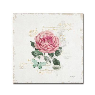 Trademark Fine Art French Romance IV by Katie Pertiet, 18x18-Inch
