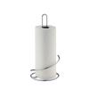 KECKU kela Kitchen roll Holder Upright, Also for Thick Rolls, Kitchen roll Holder 33 cm high, Caro, Chrome-Plated Metal view 1