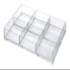 Like-it LM-T21 Storage Case System Tray, A5 (6 Splits), Width 6.1 x Depth 9.1 x Height 1.2 inches (15.4 x 23 x 3 cm), Clear, Made in Japan view 1