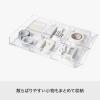 Like-it LM-T21 Storage Case System Tray, A5 (6 Splits), Width 6.1 x Depth 9.1 x Height 1.2 inches (15.4 x 23 x 3 cm), Clear, Made in Japan view 4