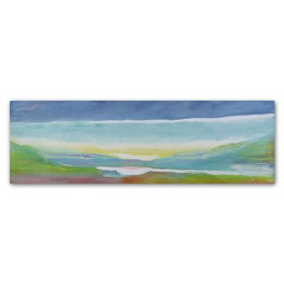 Trademark Fine Art Just Above Sea Level by Lou Gibbs, 10x32-Inch