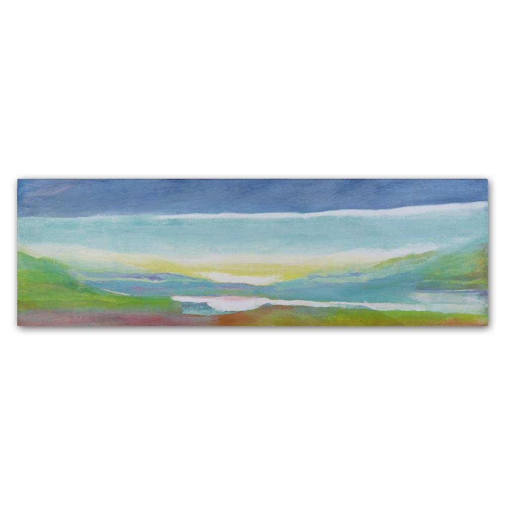 Trademark Fine Art Just Above Sea Level by Lou Gibbs, 10x32-Inch
