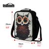 Dispalang Fox Print Lunch Bags for Children Girls Insulated Lunch Box Bags Small Kids Animal Lunch Container view 3