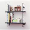 Aiwa Metal AP-3006B 5.9-inch (15 cm) Depth Shelf for Hanging on Drywall Wire Shelf, Long, Black, 1 Piece view 4