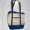 Great Quality, Sturdy Heavy Duty Canvas Small Deluxe Shopping Tote Bag,Interior zippered pocket (12, ROYAL) view 1