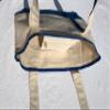 Great Quality, Sturdy Heavy Duty Canvas Small Deluxe Shopping Tote Bag,Interior zippered pocket (12, ROYAL) view 3