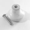 SET OF 17 KNOBS - Retro '70s by PP Flower Power Hippy Groovy Peace Love - DECORATIVE Ceramic Dresser Drawer PULLS Cabinet Cupboard KNOBS view 2