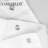 Vandarllin Designs Navy Blue, Gray and White Kids Bathroom Fabric Bath Teen Stripe Shower Curtain,Extra Long 72x84 Inch view 3