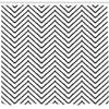 Ambesonne Modern Shower Curtain, Geometric Triangle Shapes Zig Zag Triggering Lines Minimalist Pattern Print, Cloth Fabric Bathroom Decor Set with Hooks, 69" W x 75" L, Black and White view 2