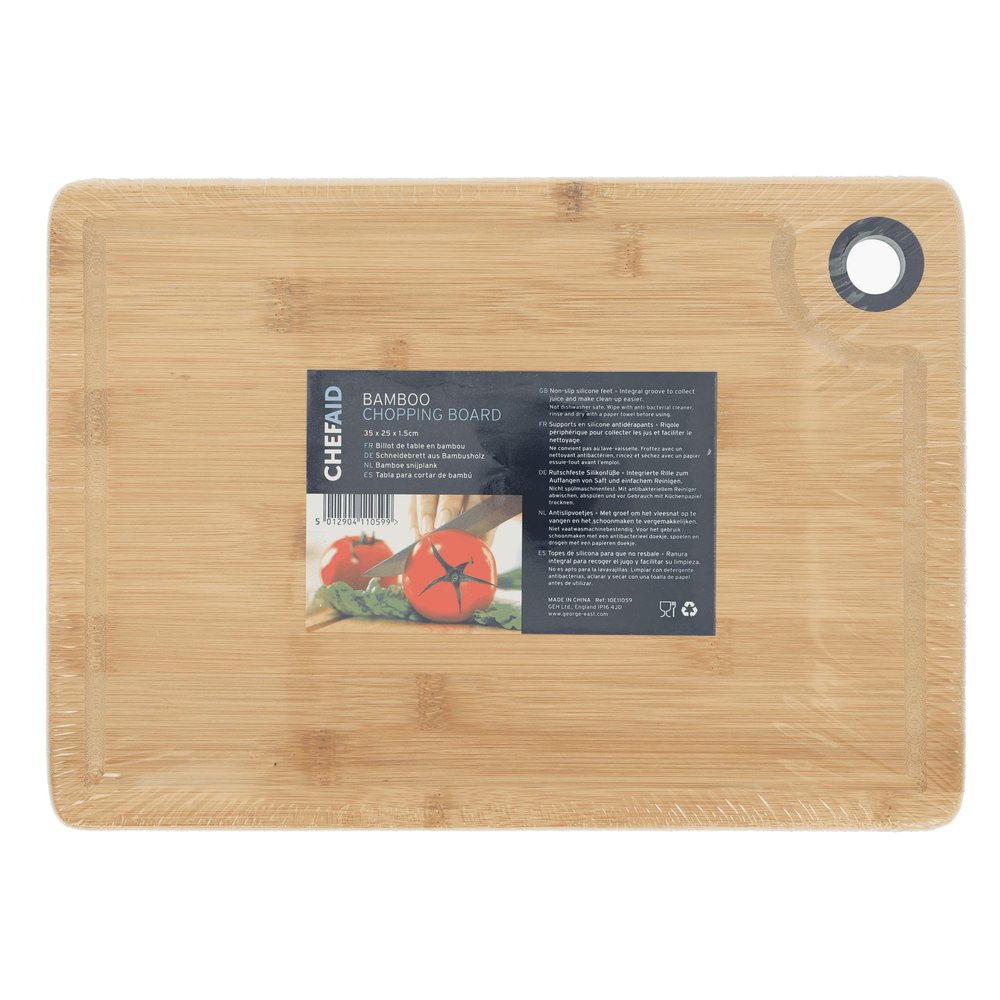 35cm x 25cm x 1.5cm Chef Aid Bamboo Chopping Board