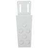 HUBERT Knife Scabbard White Plastic - 13"L x 4 1/2"W view 1