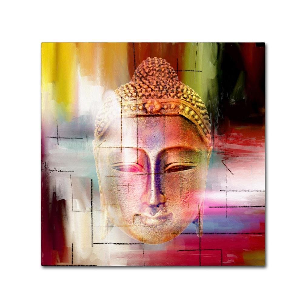 Trademark Fine Art Mark Ashkenazi 'Buddha Face 4' Canvas