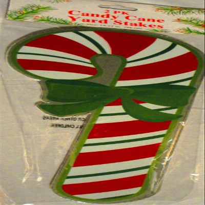 Good Old Values Candy Cane Yard Stack (Pack of 2)