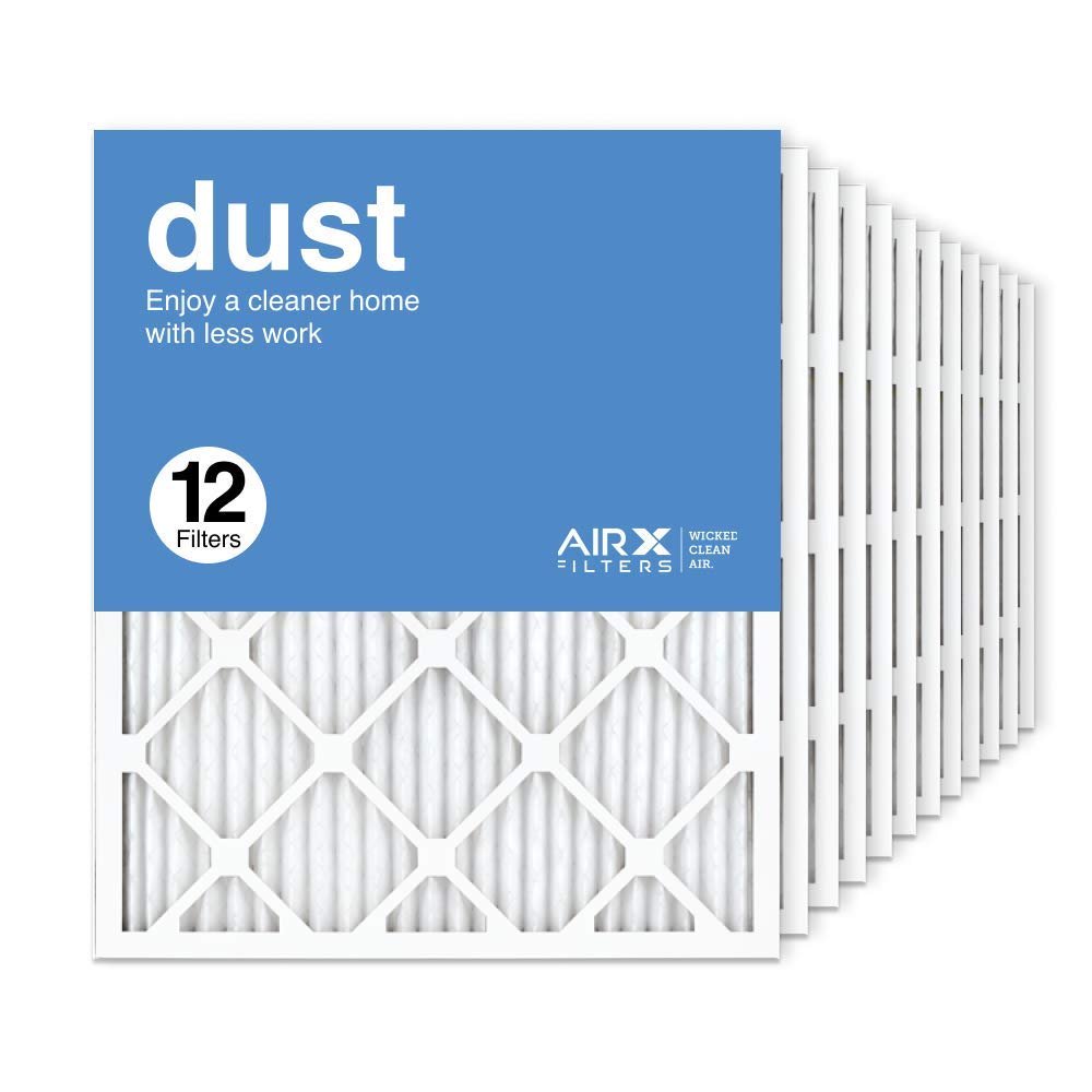 AIRx Filters 20x24x1 Furnace Filter MERV 8 Pleated Replacement HVAC AC Air Filter, Dust, Easy Installation, Contaminant Reducing,12-Pack