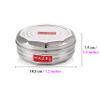 HAZEL Stainless Steel Airtight Masala Dabba Spice Box with Spoon | 7-Compartment Indian Spice Container | 7.3-Inch Round Steel Masala Box for Kitchen Organization view 3