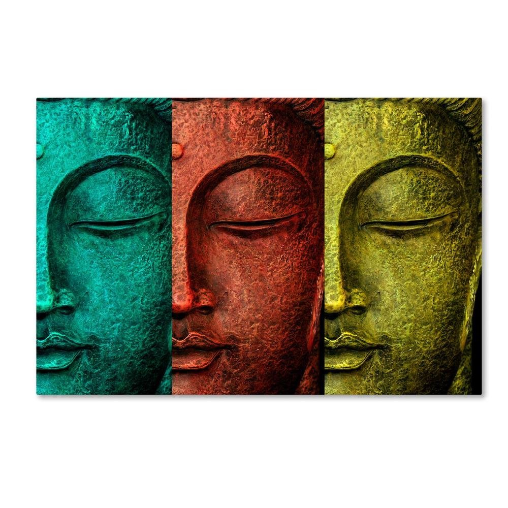 Trademark Fine Art Mark Ashkenazi 'Buddha Face' Canvas