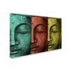 Trademark Fine Art Mark Ashkenazi 'Buddha Face' Canvas view 2