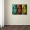 Trademark Fine Art Mark Ashkenazi 'Buddha Face' Canvas view 3