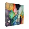 Wrapped Canvas Wall Art - Wyanne 'Collectedness' Wall Art for Living Room, Bedroom, or Office Dcor - 18x18 view 1