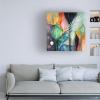 Wrapped Canvas Wall Art - Wyanne 'Collectedness' Wall Art for Living Room, Bedroom, or Office Dcor - 18x18 view 3