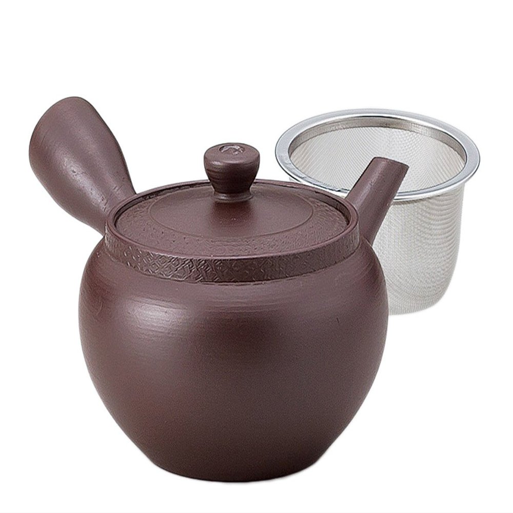 Banko Ware 476-06-713 Shoulder Bilimanko Teapot (with Tea Strainer)