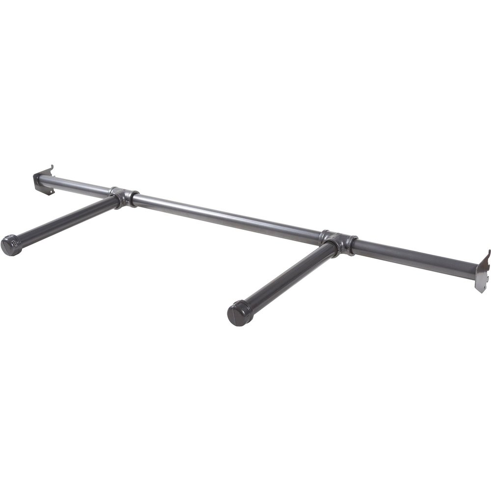 Econoco PSORFO48N Pipeline Hang bar with Two 12" Face Outs for Free Standing Wall Unit (Pack of 2)