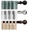 A&F Rod Dcor - Ball 1.5" Non-Telescoping Heavy Duty Curtain Rod 4ft - Cocoa view 1