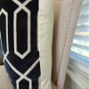 Plutus Brands Plutus Bengal Lattice Handmade Throw Pillow, 20" x 36", Black Cream view 3